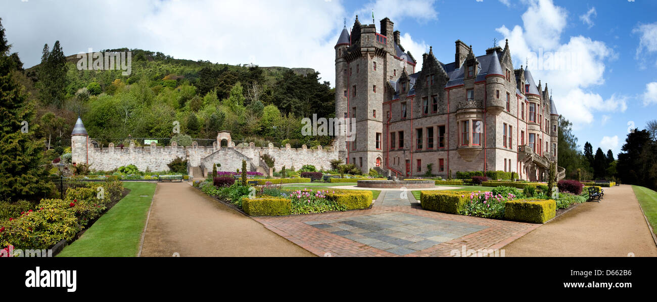 Belfast Castle, Cavehill Country Park, Belfast, Northern Ireland Stock Photo
