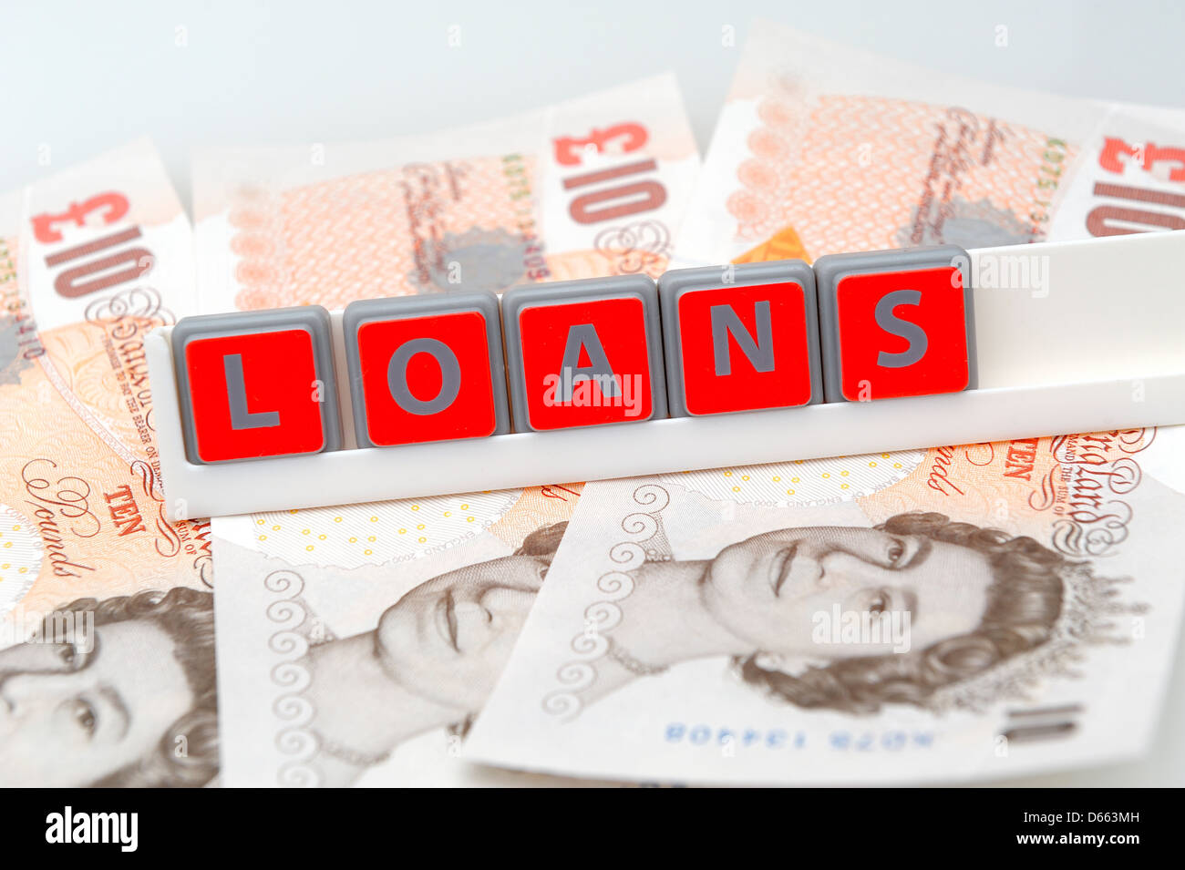 Loans and money Stock Photo