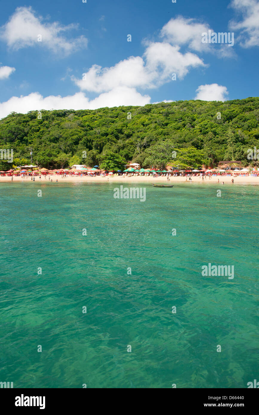 Brazil State Of Rio De Janeiro Buzios Popular Local Resort Beach Praia Da Tartaruga Stock Photo Alamy