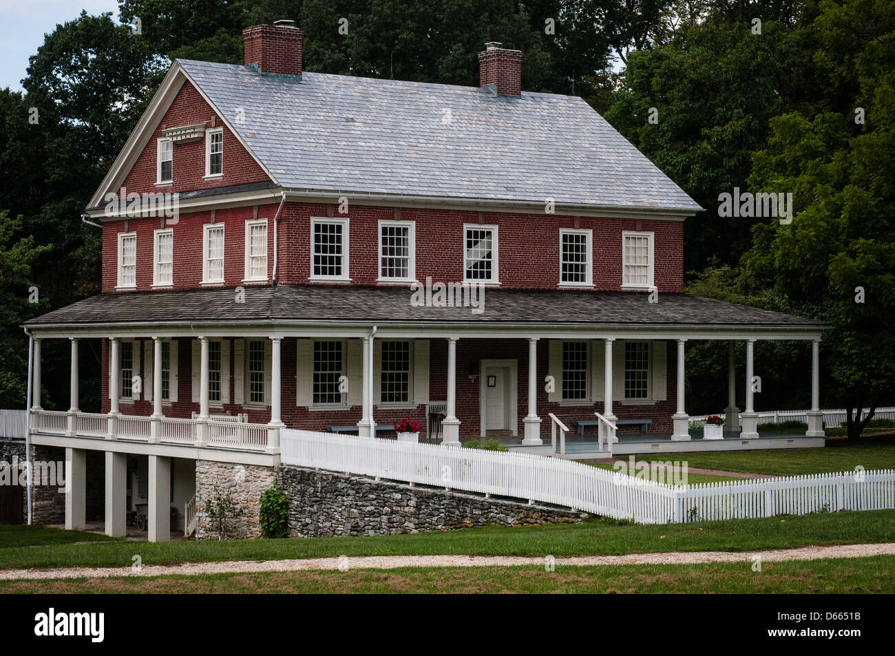 Rock Ford Plantation, the 18th Century home of Revolutionary War