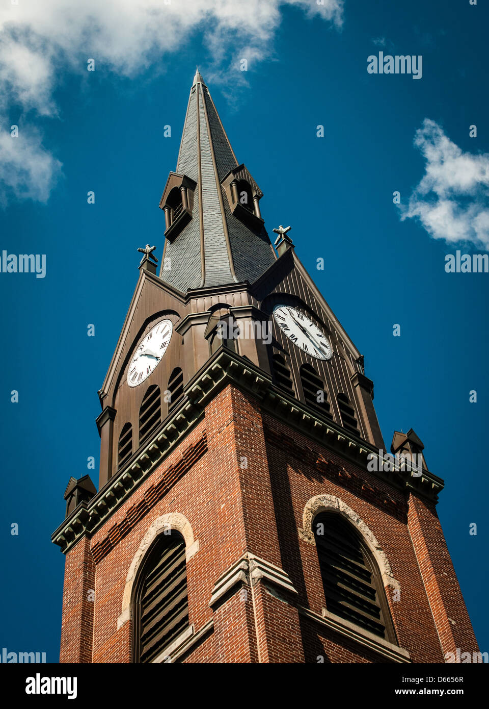 Clock steeple tower victorian hi-res stock photography and images - Alamy