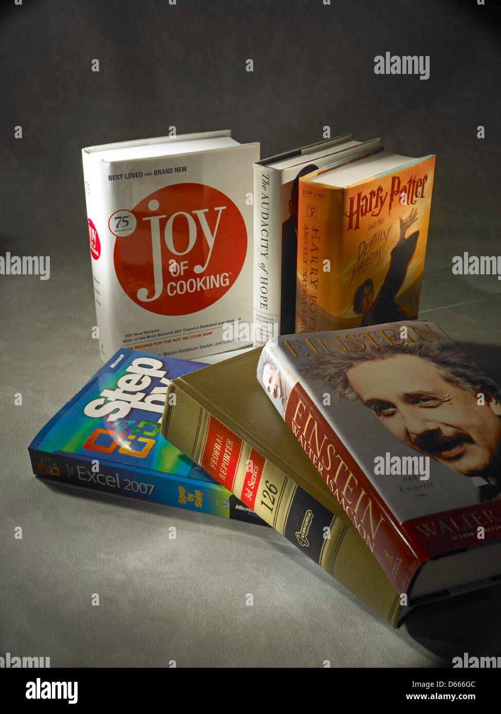 Still life, assorted paper products Stock Photo Alamy