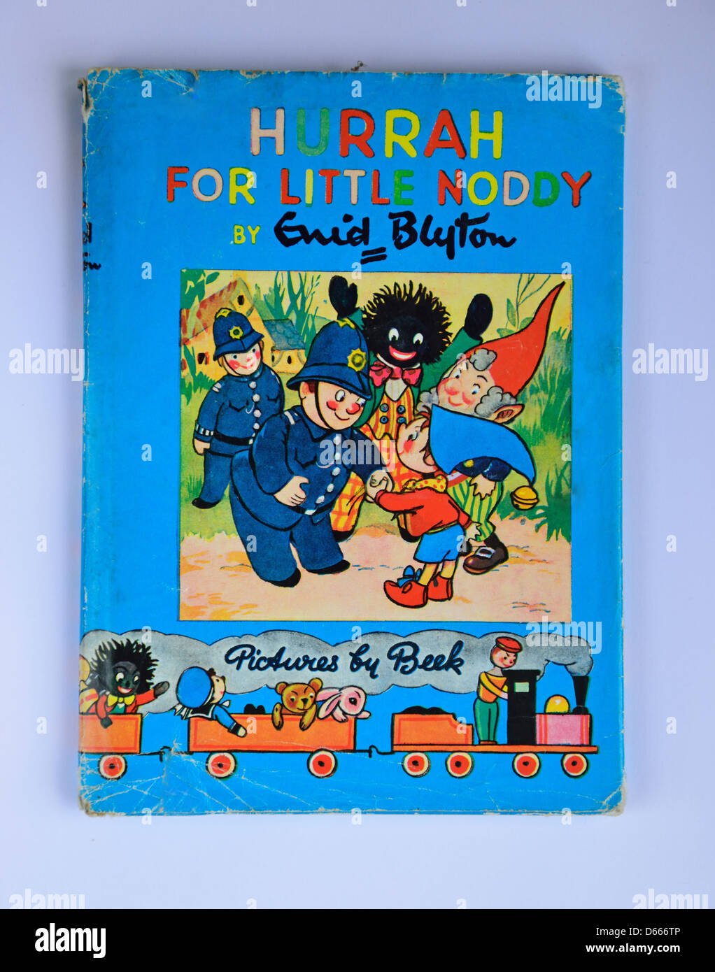 Enid Blyton's 'Hurrah for little Noddy' Noddy book, Ascot, Windsor, Berkshire, England, United Kingdom Stock Photo