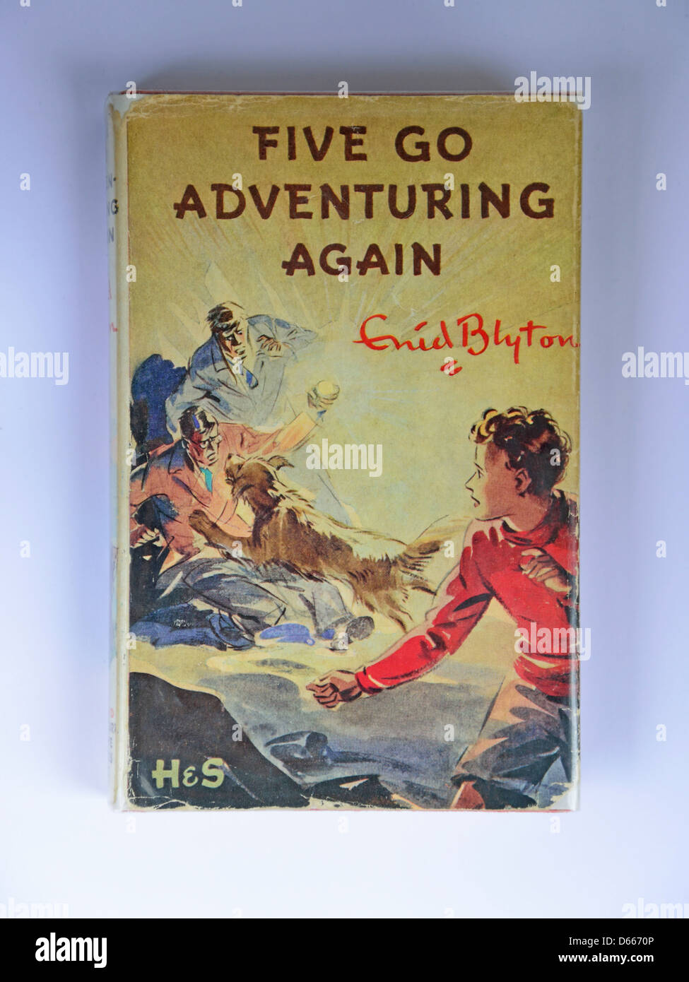 Enid Blyton's 'Five go adventuring again' second Famous Five book, Ascot, Berkshire, England, United Kingdom Stock Photo