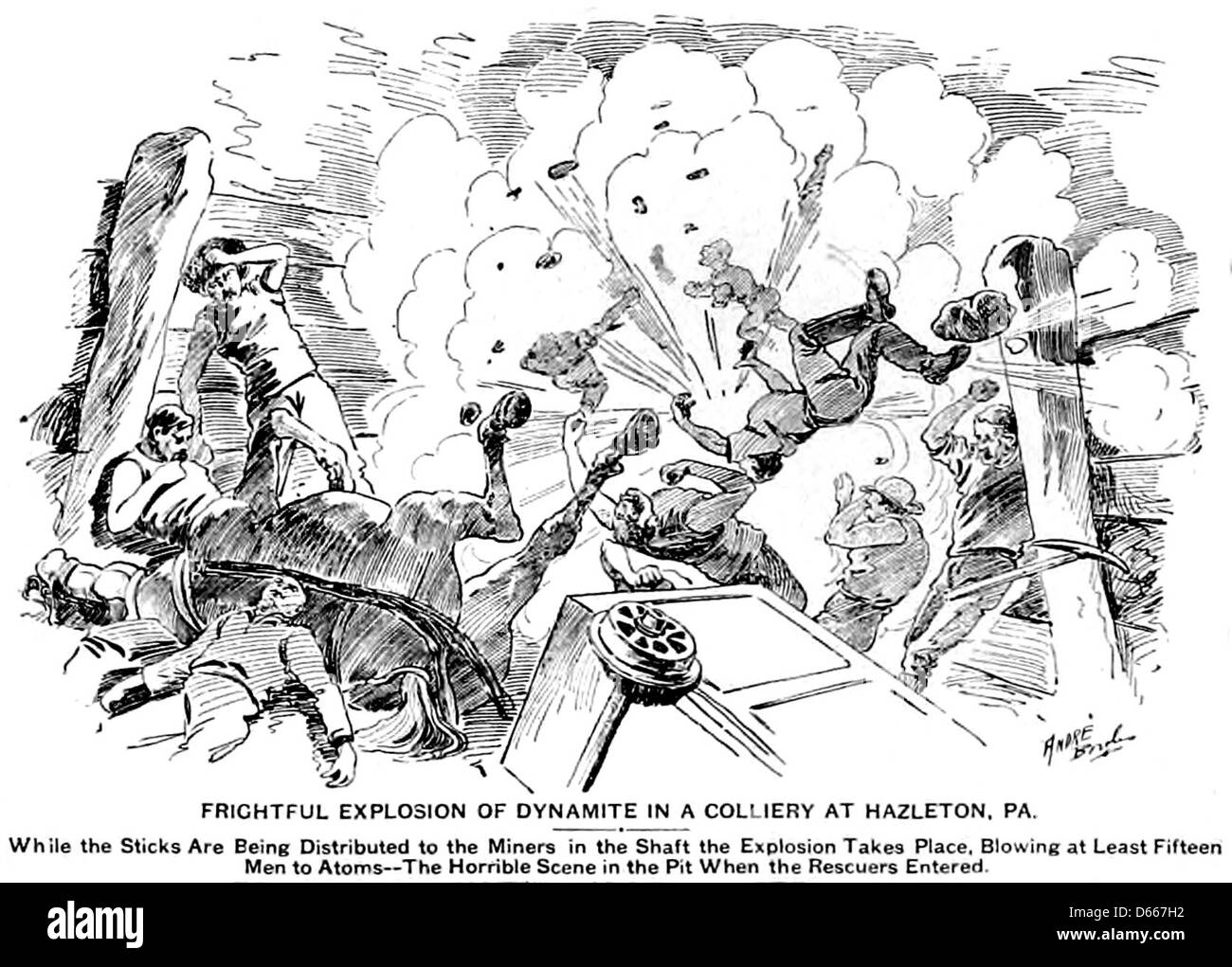 A strike made by Boyce's big weeklies .. (1894) Stock Photo