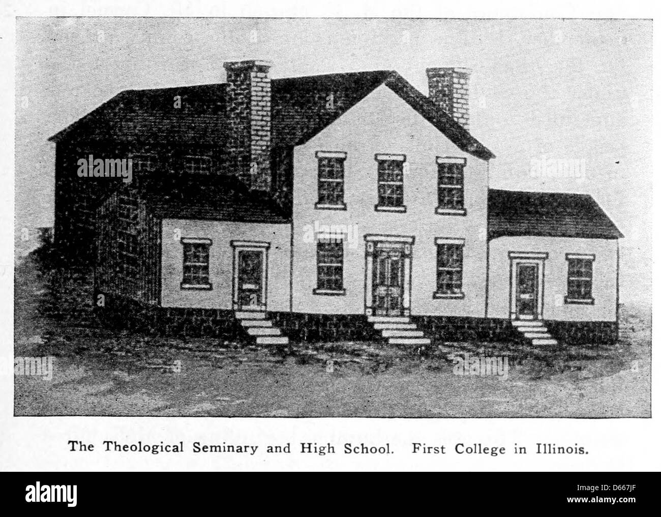 A student's history of Illinois (1917) Stock Photo