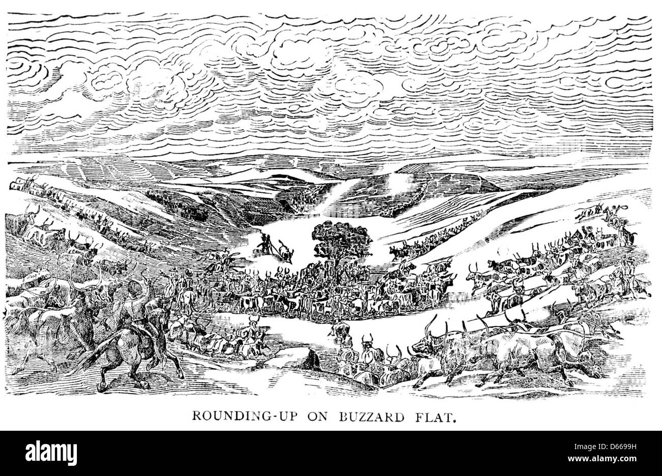 This image from the 1886 book 'A Texas Cowboy' shows a cowboy at ...