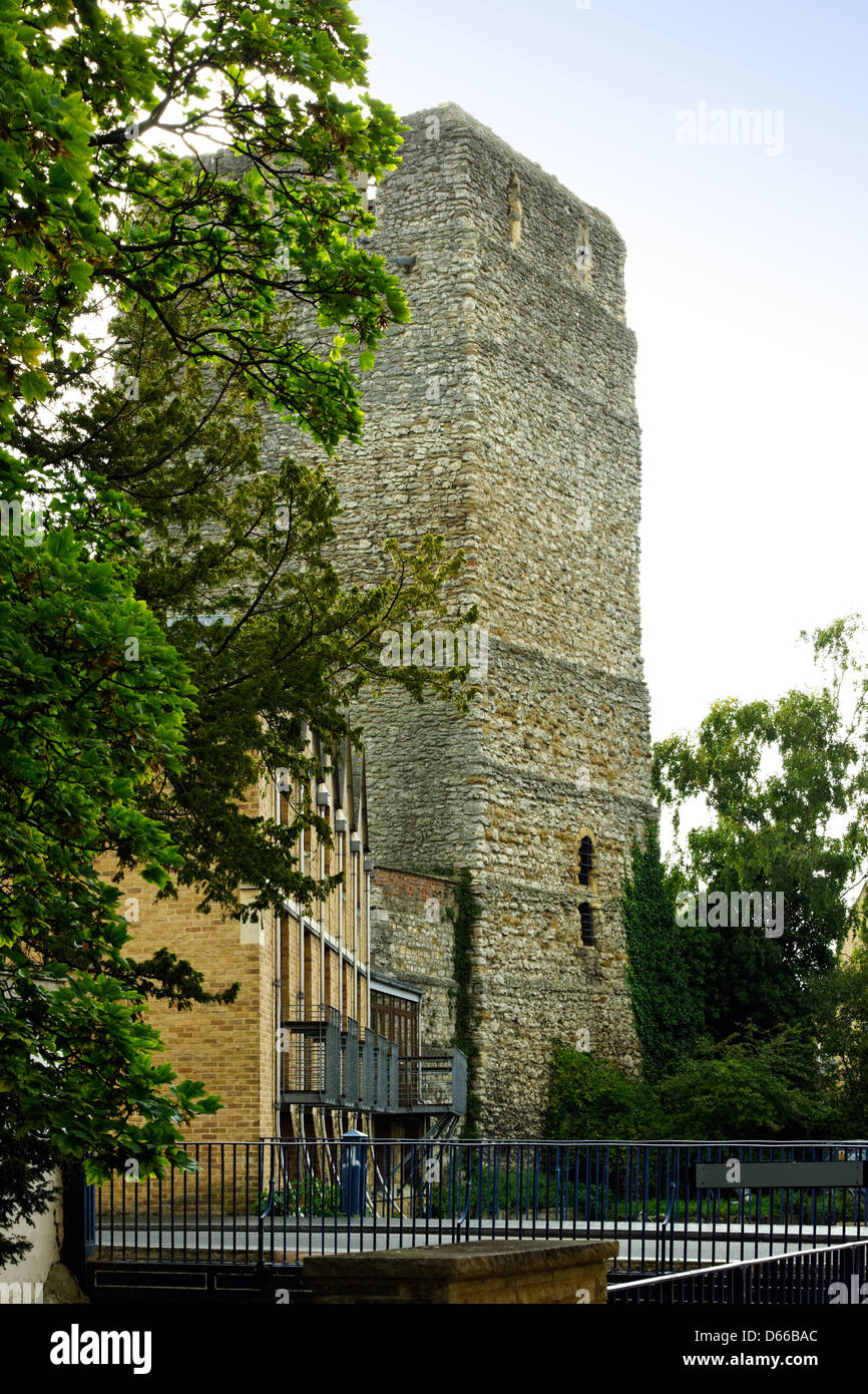 View of St George's Tower, Oxford Castle, Oxford, England Stock Photo