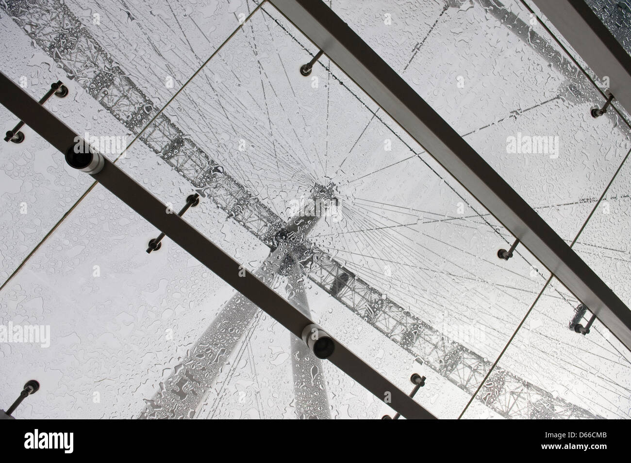 Ferris wheel on a rainy day Stock Photo - Alamy