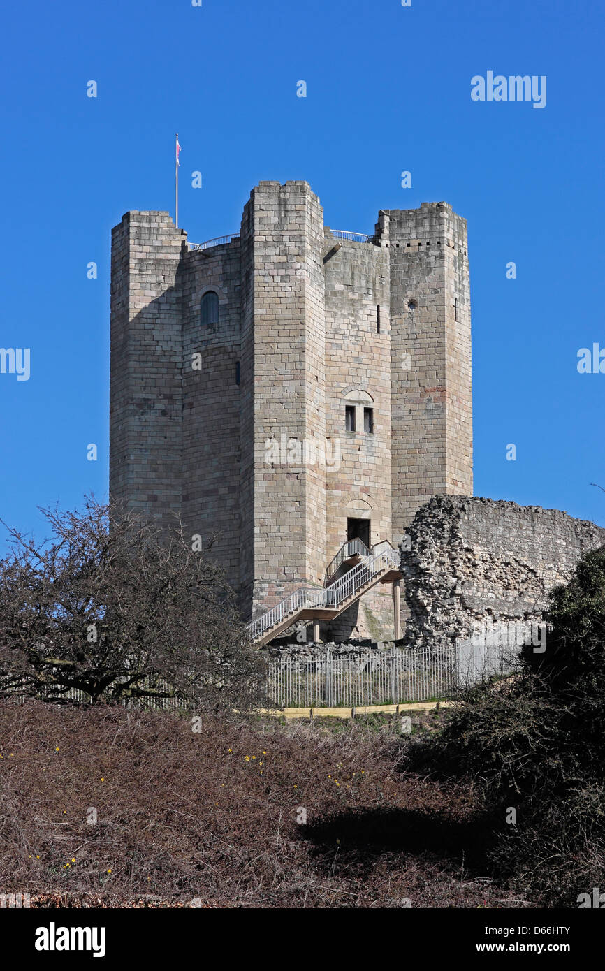 Conisbrough Castle Keep Stock Photo
