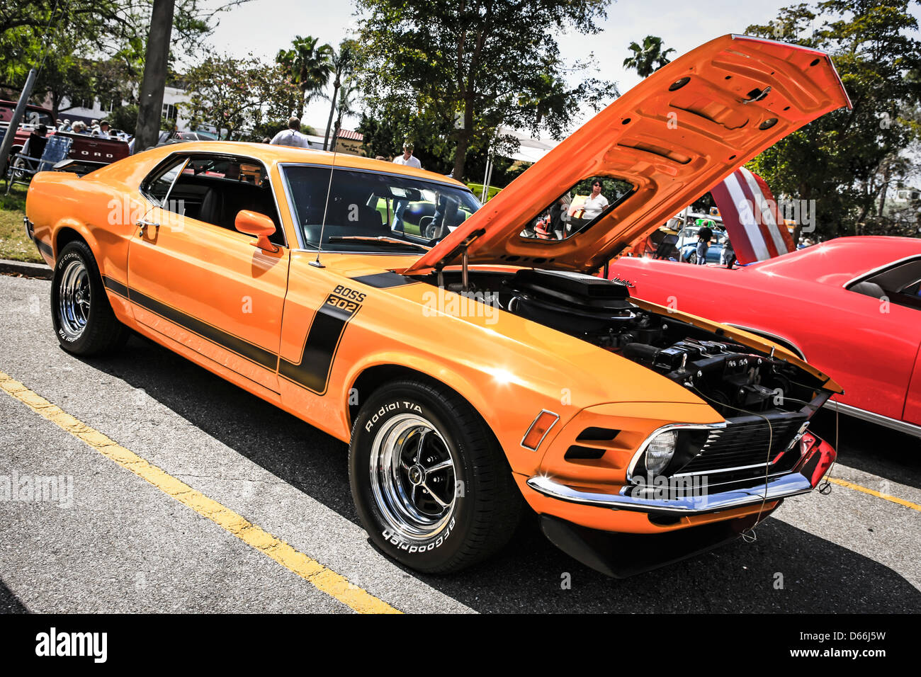 1974 Ford Mustang Boss 302 Muscle Car Stock Photo - Alamy