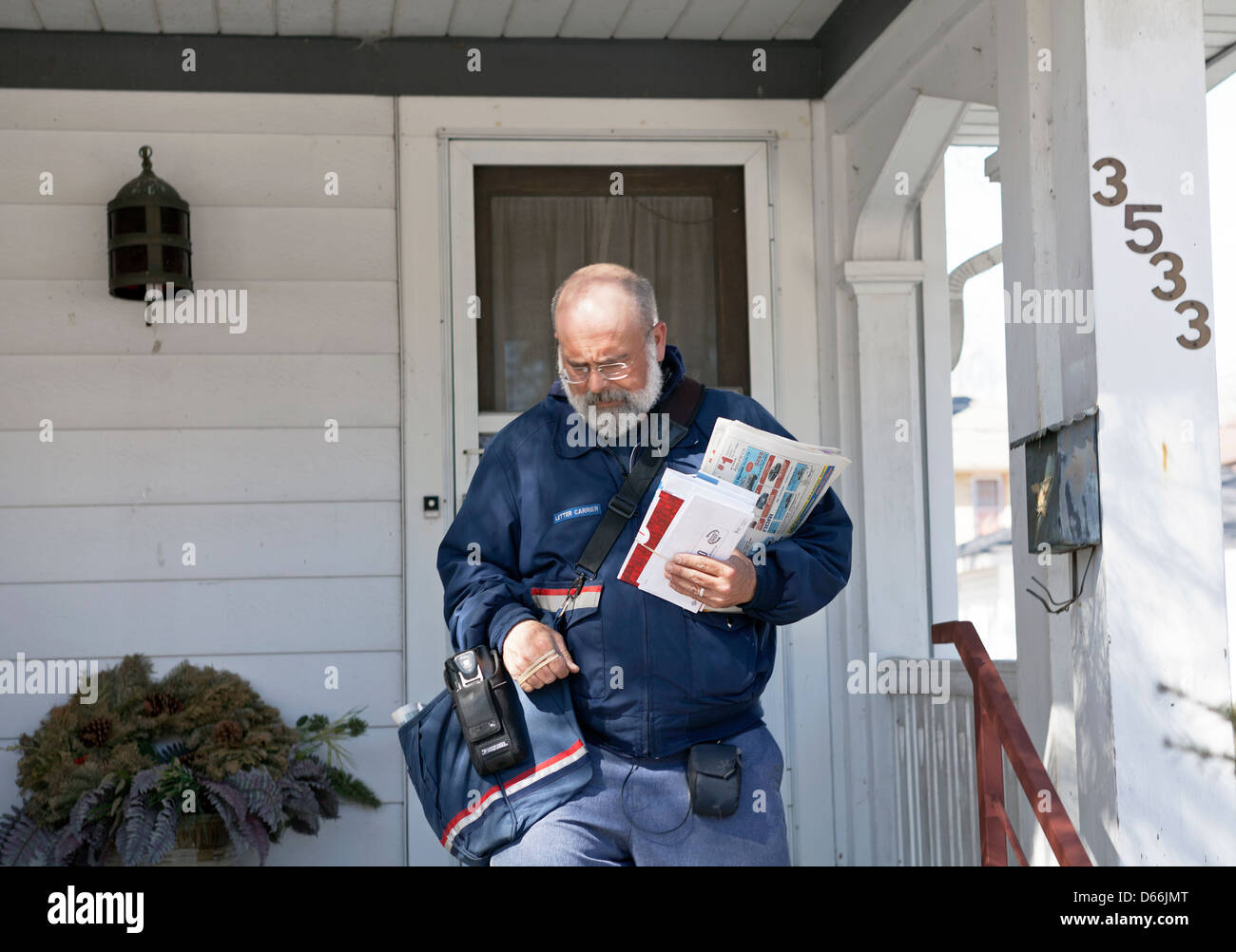 United states mail carrier hires stock photography and images Alamy