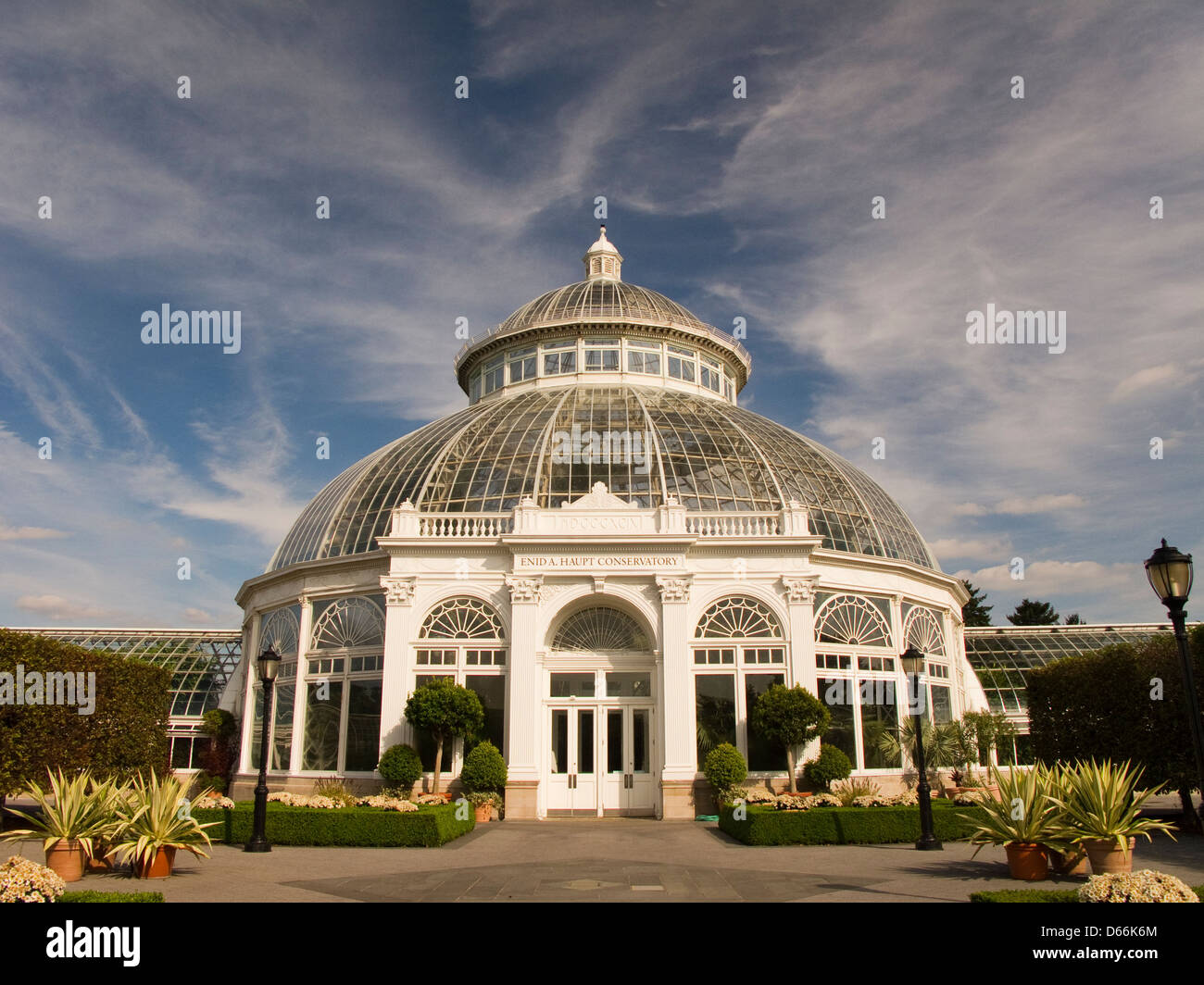 The Enid A. Haupt Conservatory at the New York Botanical Garden in the