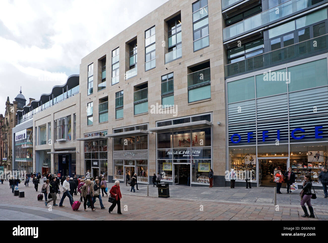 New shopping development at 185-221 Buchanan Street Glasgow Scotland Stock Photo