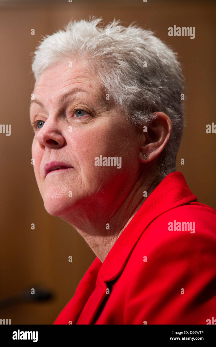 Gina McCarthy During Her Confirmation Hearing To Lead The Environmental 