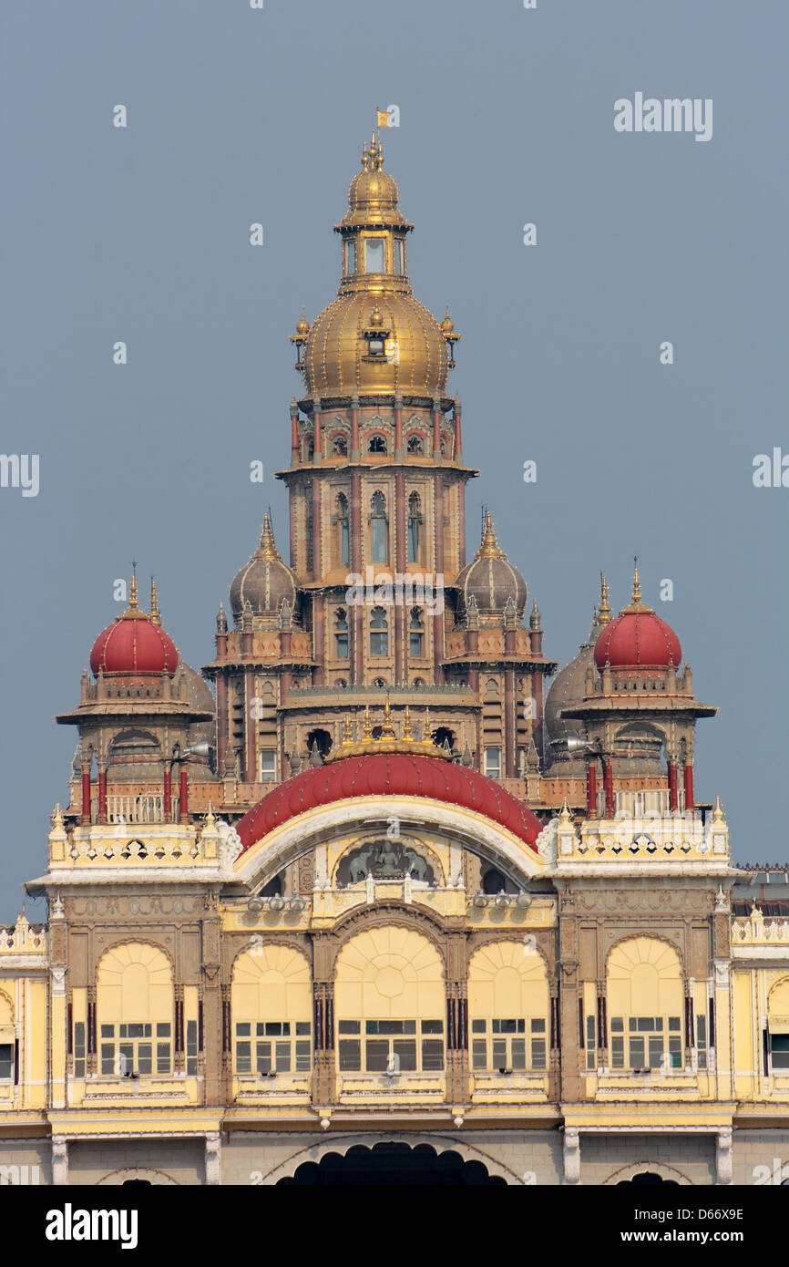 Mysore Palace Karnataka state in South West India, India Stock Photo