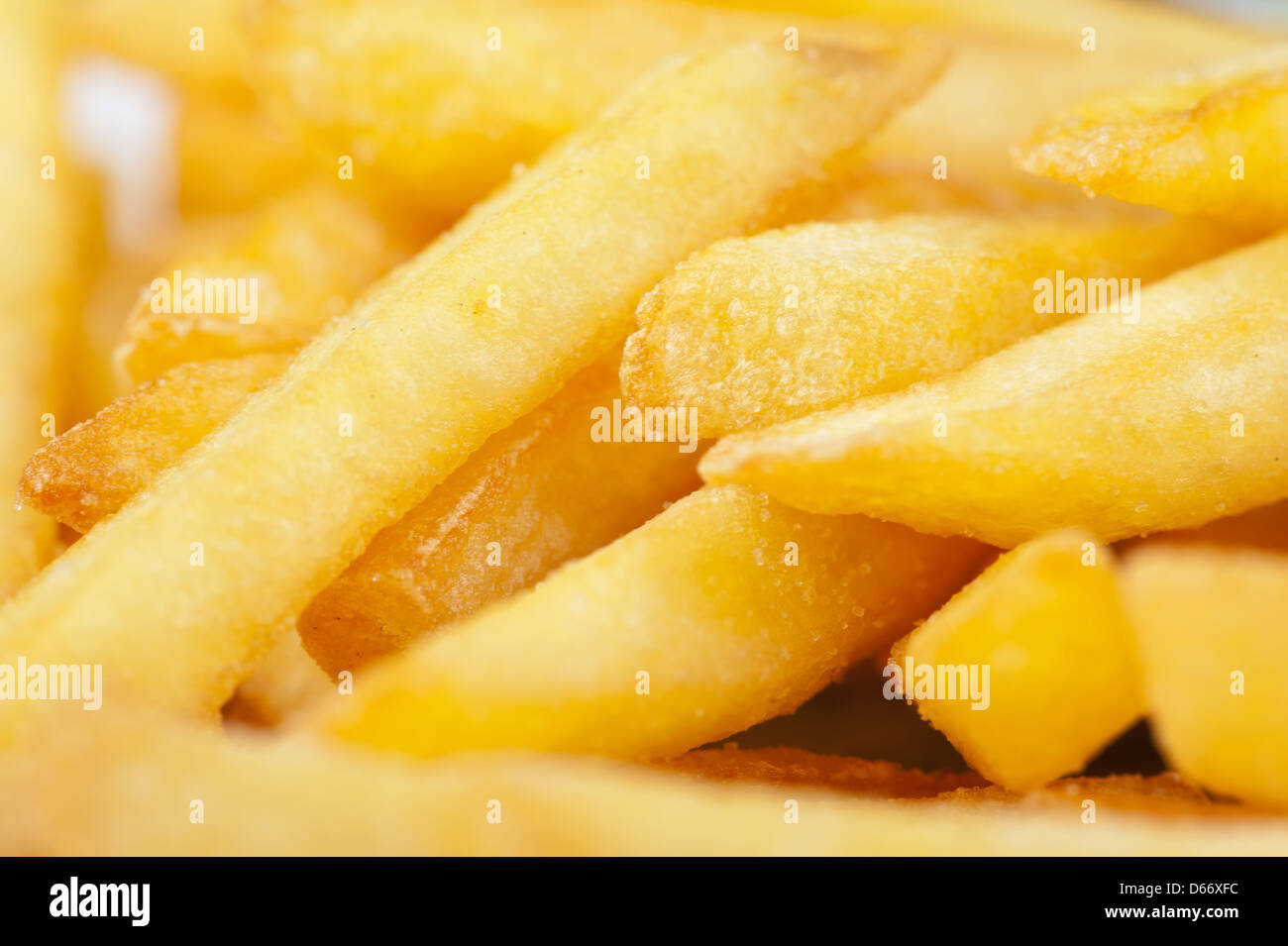 Golden potatoes fries Stock Photo Alamy