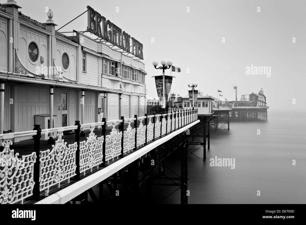 Brighton Black and White Stock Photos & Images - Alamy