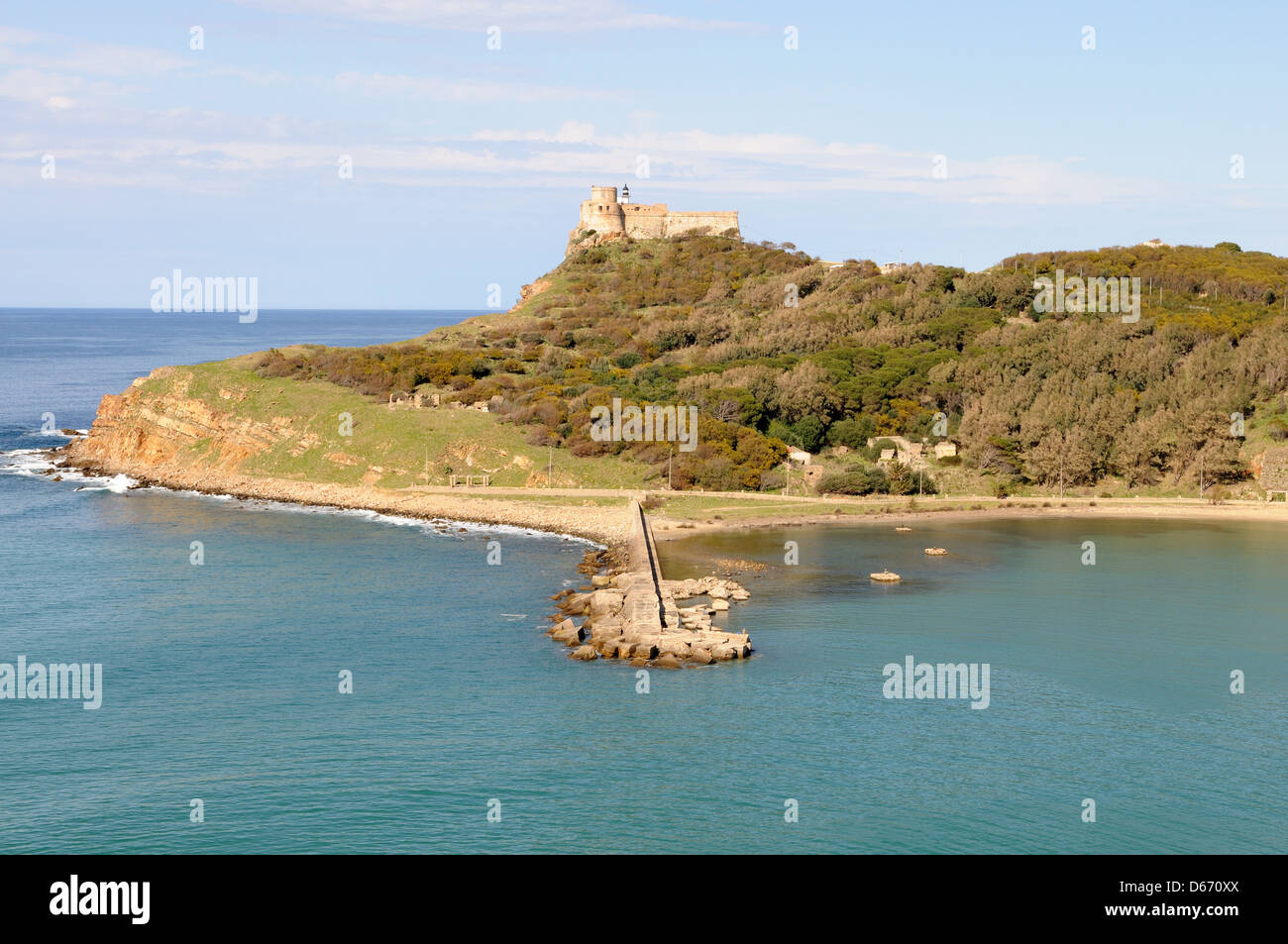 Tabarka Castle or Genoese Fort Tabarka Tunisia Stock Photo Alamy