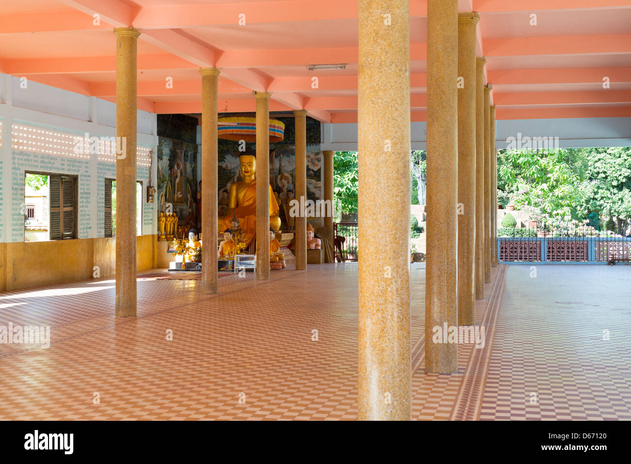 interior decoration of the Buddhist temple in Cambodia Stock Photo - Alamy