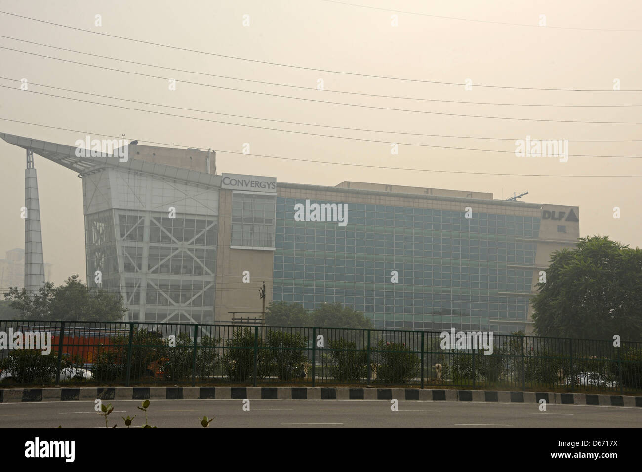 Convergys call centre in New Delhi, India Stock Photo