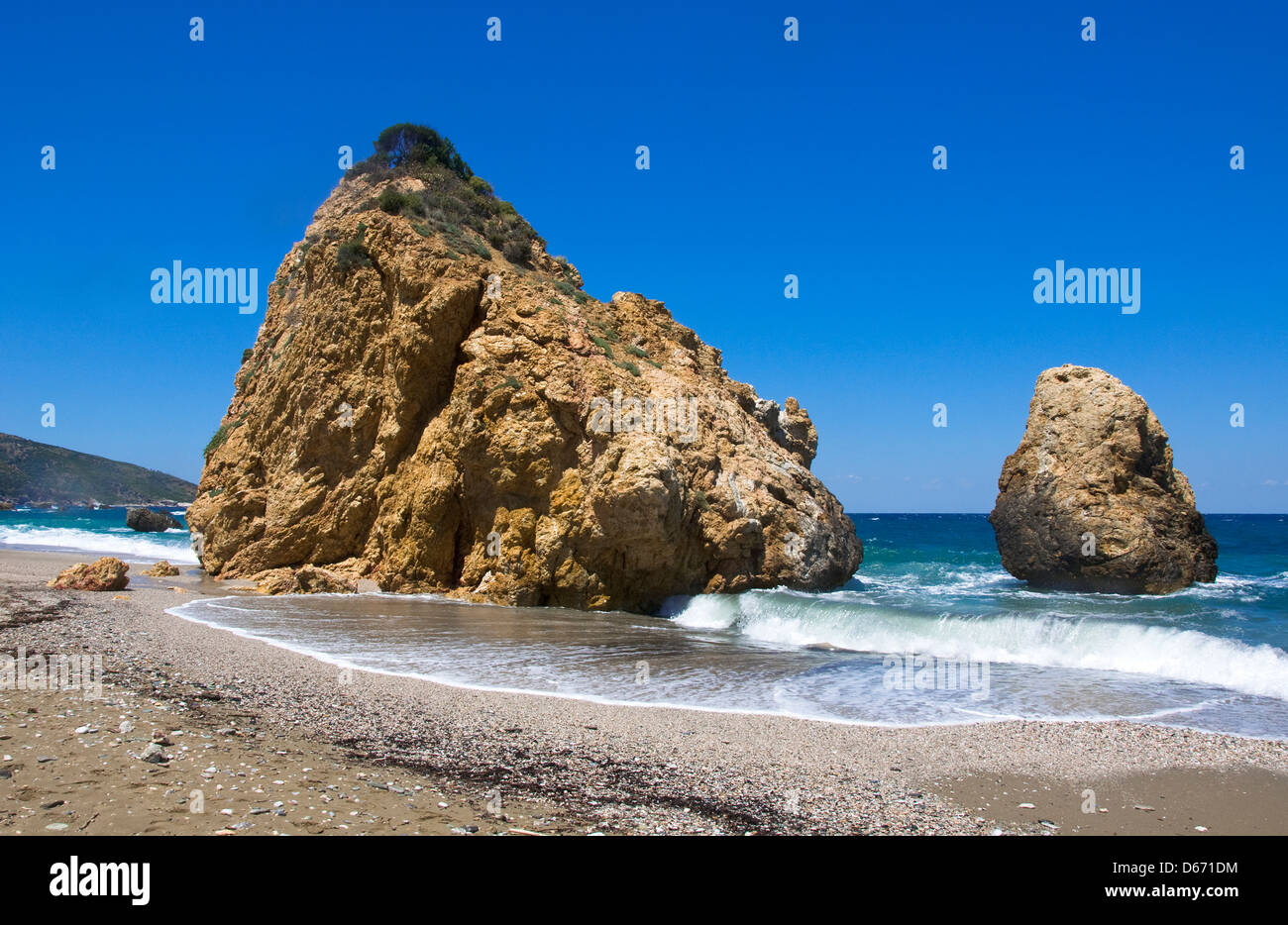 Potistika Beach (Pelion Peninsula, Thessaly, Greece) Stock Photo