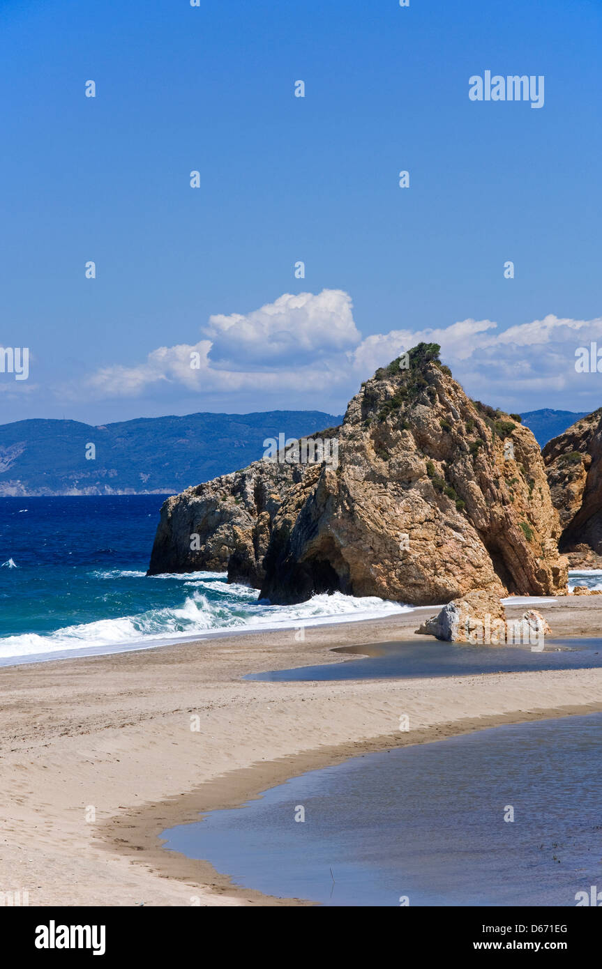 Potistika Beach (Pelion Peninsula, Thessaly, Greece) Stock Photo