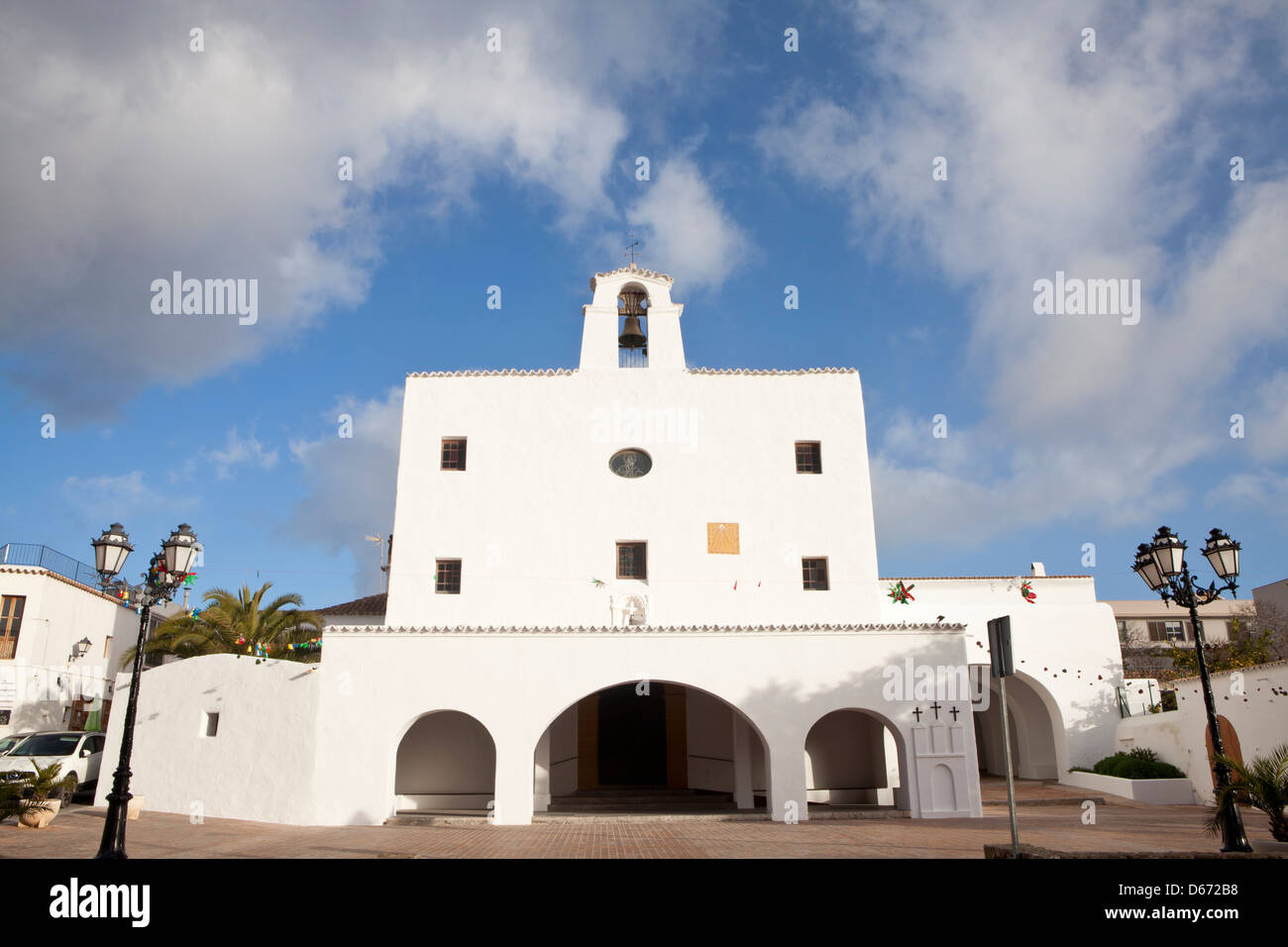 Church in Sant Josep de sa Talaia, Ibiza, Illes Balears, Spain Stock Photo