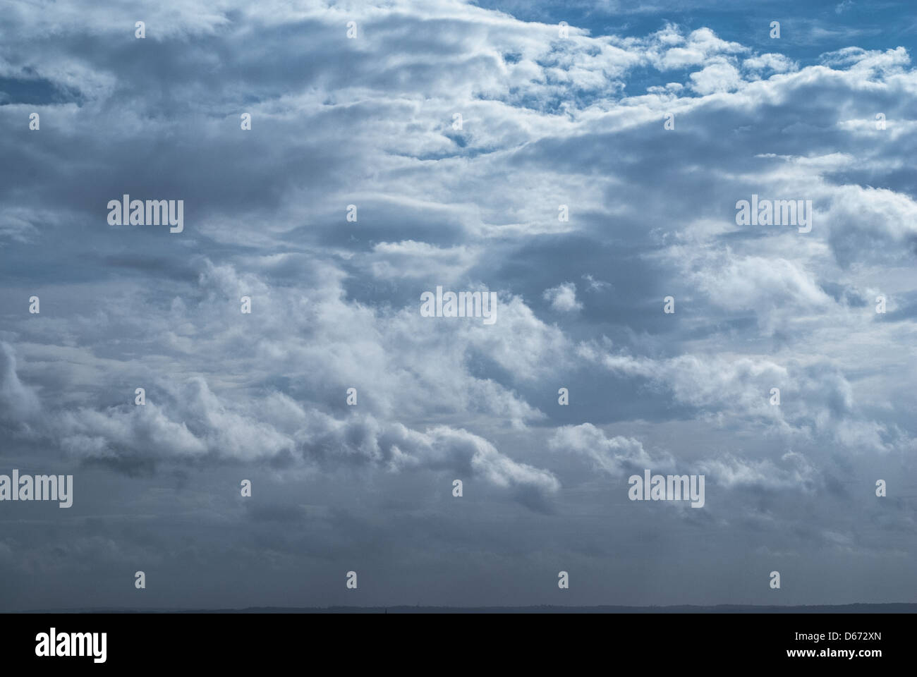 cloudy blue sky's Stock Photo