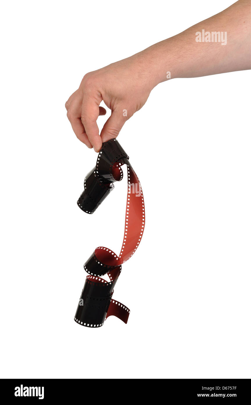 Throwing Away Old Photographic Film Stock Photo Alamy