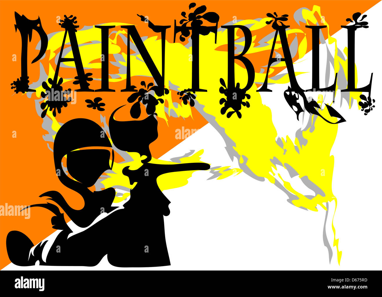 Paintball Abstract Background Stock Photo Alamy