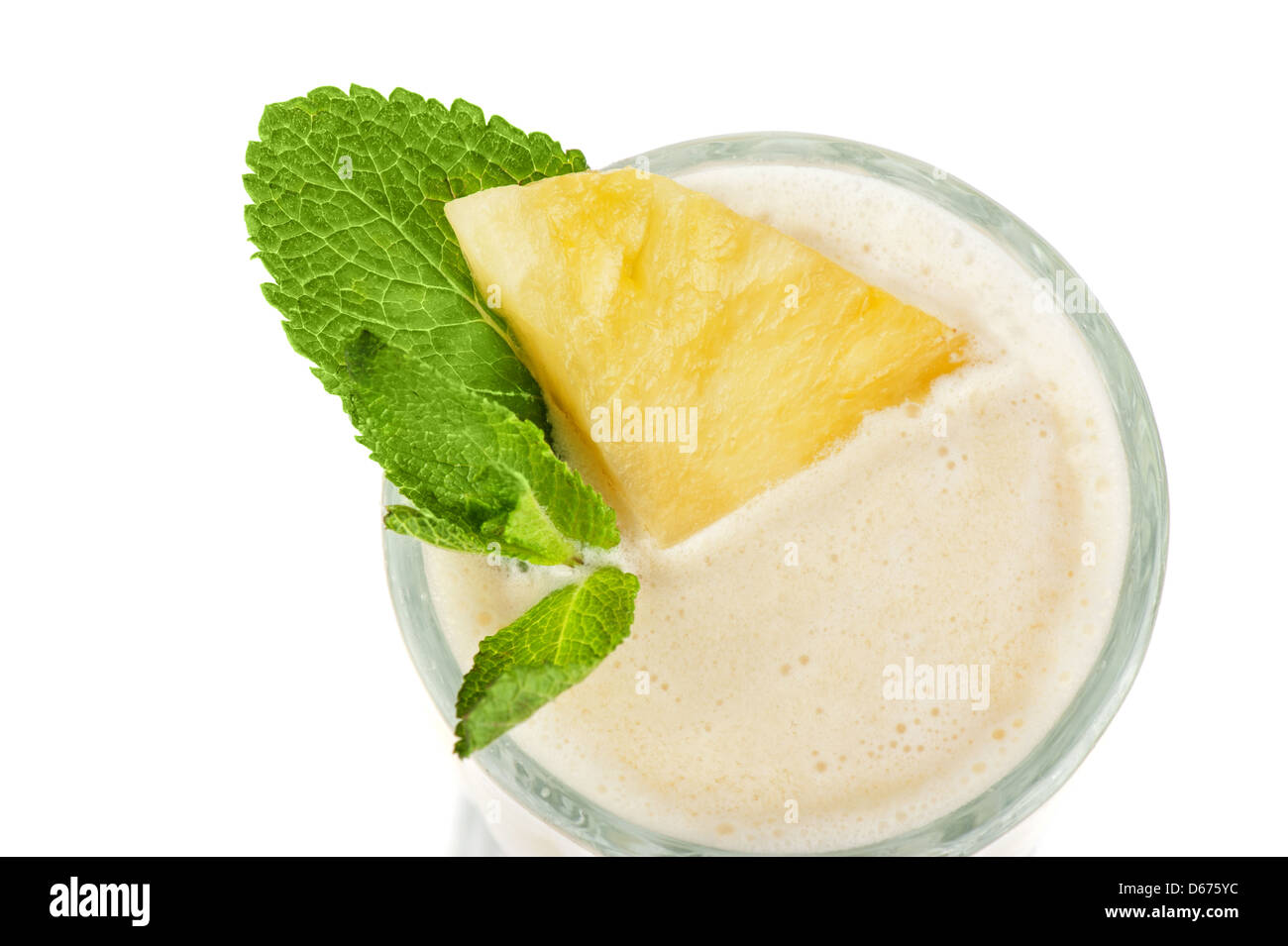 pineapple milk cocktail Stock Photo Alamy