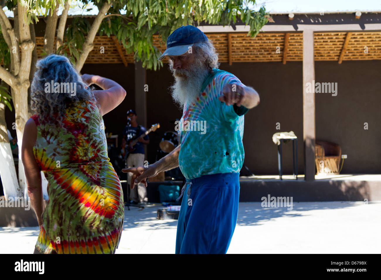 Old Hippy Couple