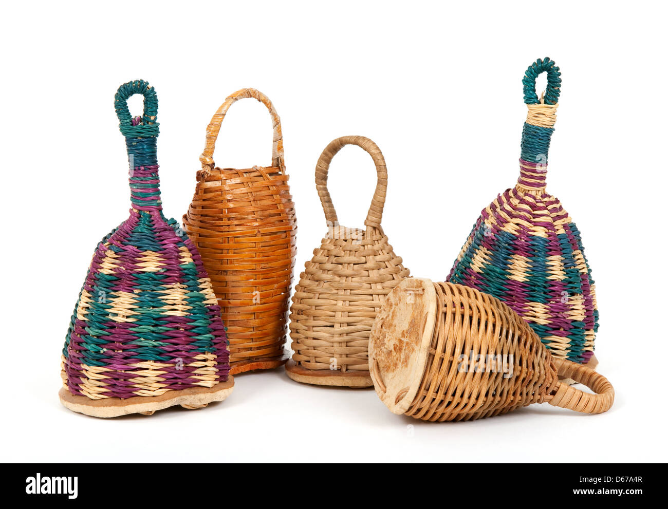 Colorful caxixi shakers, traditional Afro-Brazilian musical instruments  Stock Photo - Alamy