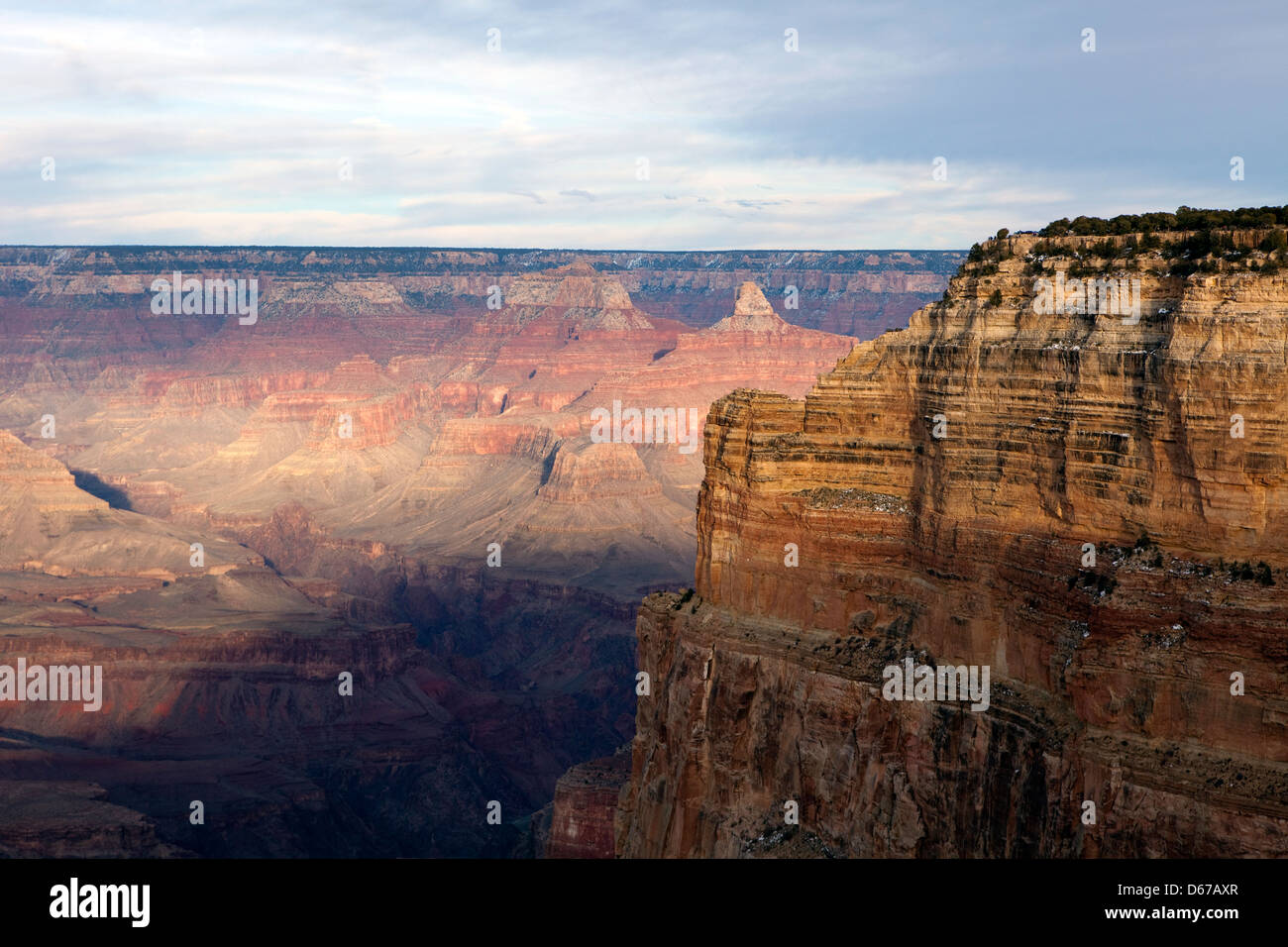 A view of the Grand Canyon in Arizona, USA Stock Photo