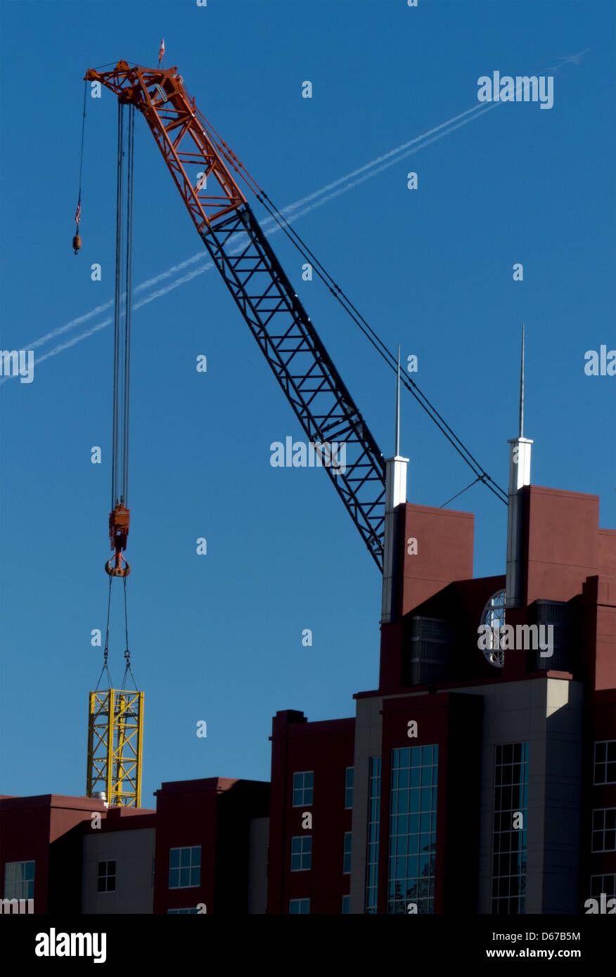 construction crane Las Vegas Nevada Stock Photo Alamy