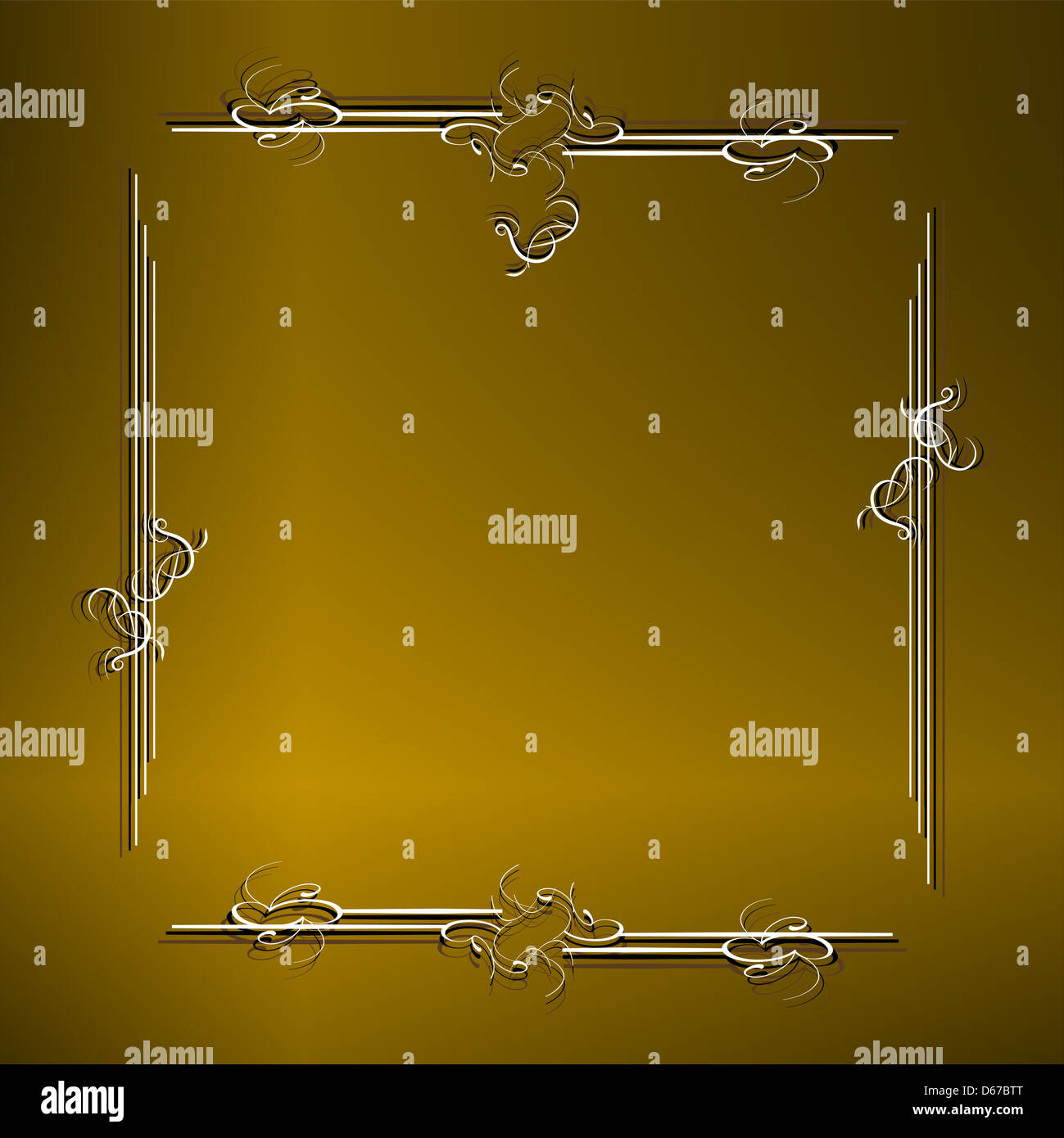 Luxury seamless golden floral wallpaper Stock Photo - Alamy
