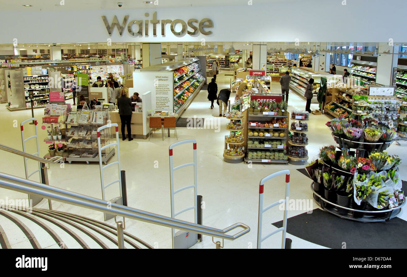 Waitrose Supermarket, Westfield Shopping Centre, Shepherd's Bush, London  Borough of Hammersmith and Fulham, Greater London, England, United Kingdom  Stock Photo - Alamy