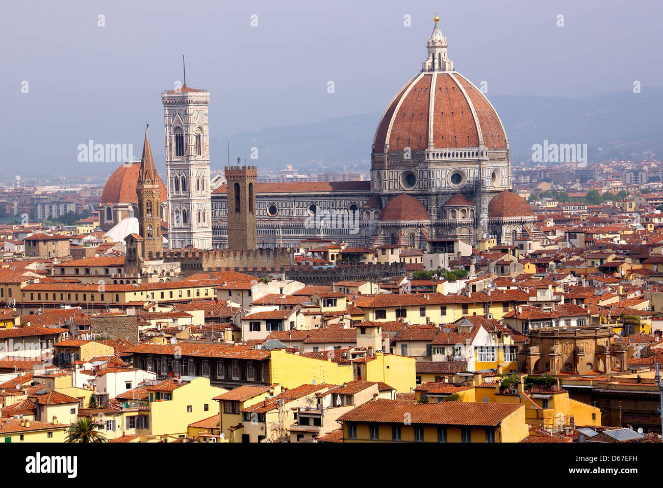 The Duomo and surrounding area in Florence Stock Photo