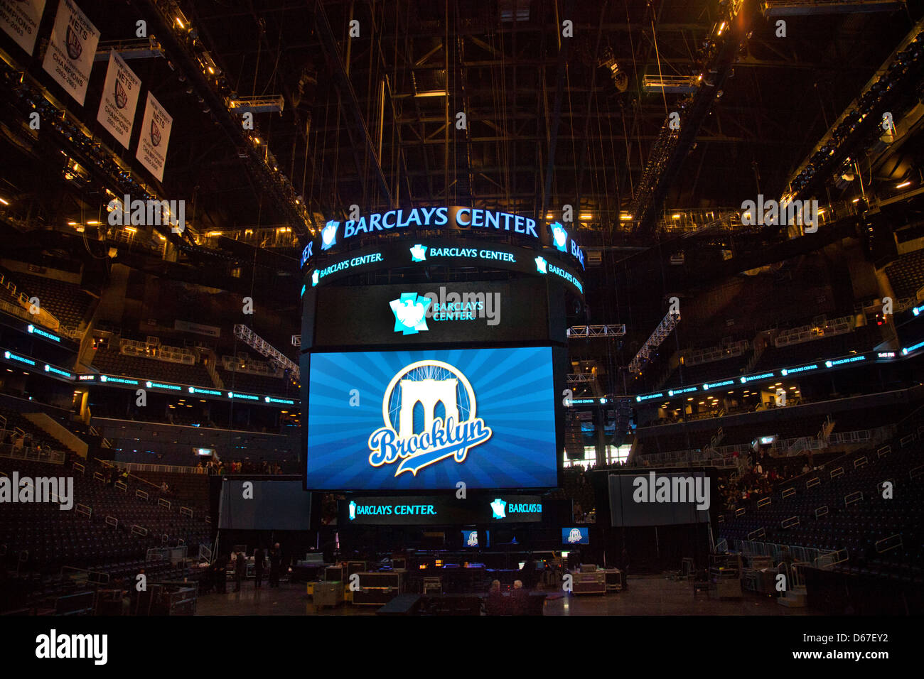Barclays center in downtown Brooklyn NY Atlantic Stock Photo Alamy