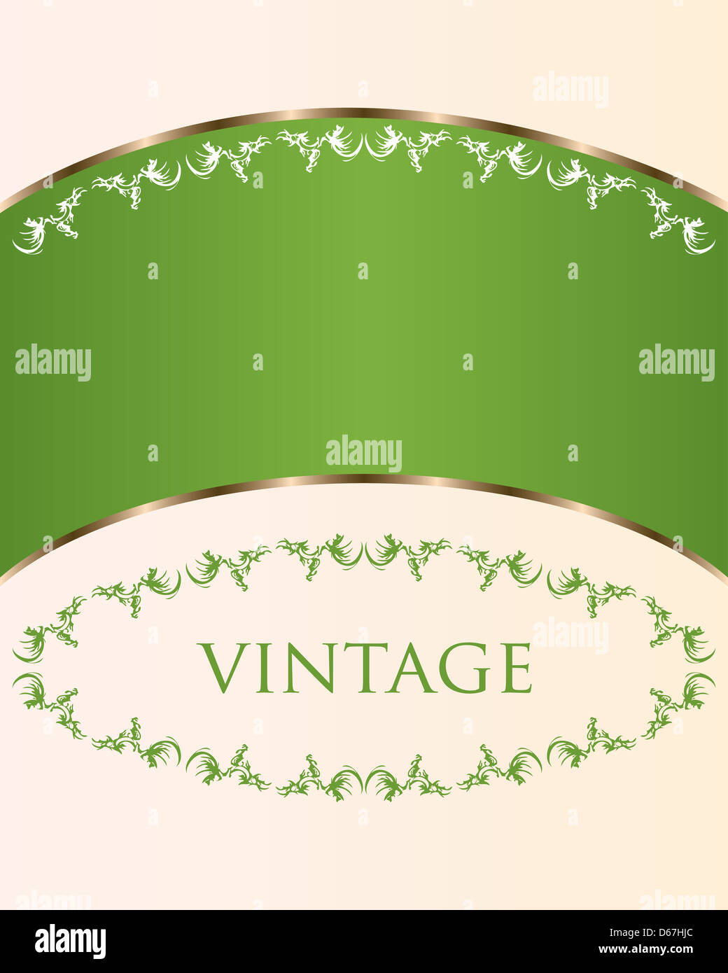 Green classical antique floral hi-res stock photography and images - Alamy