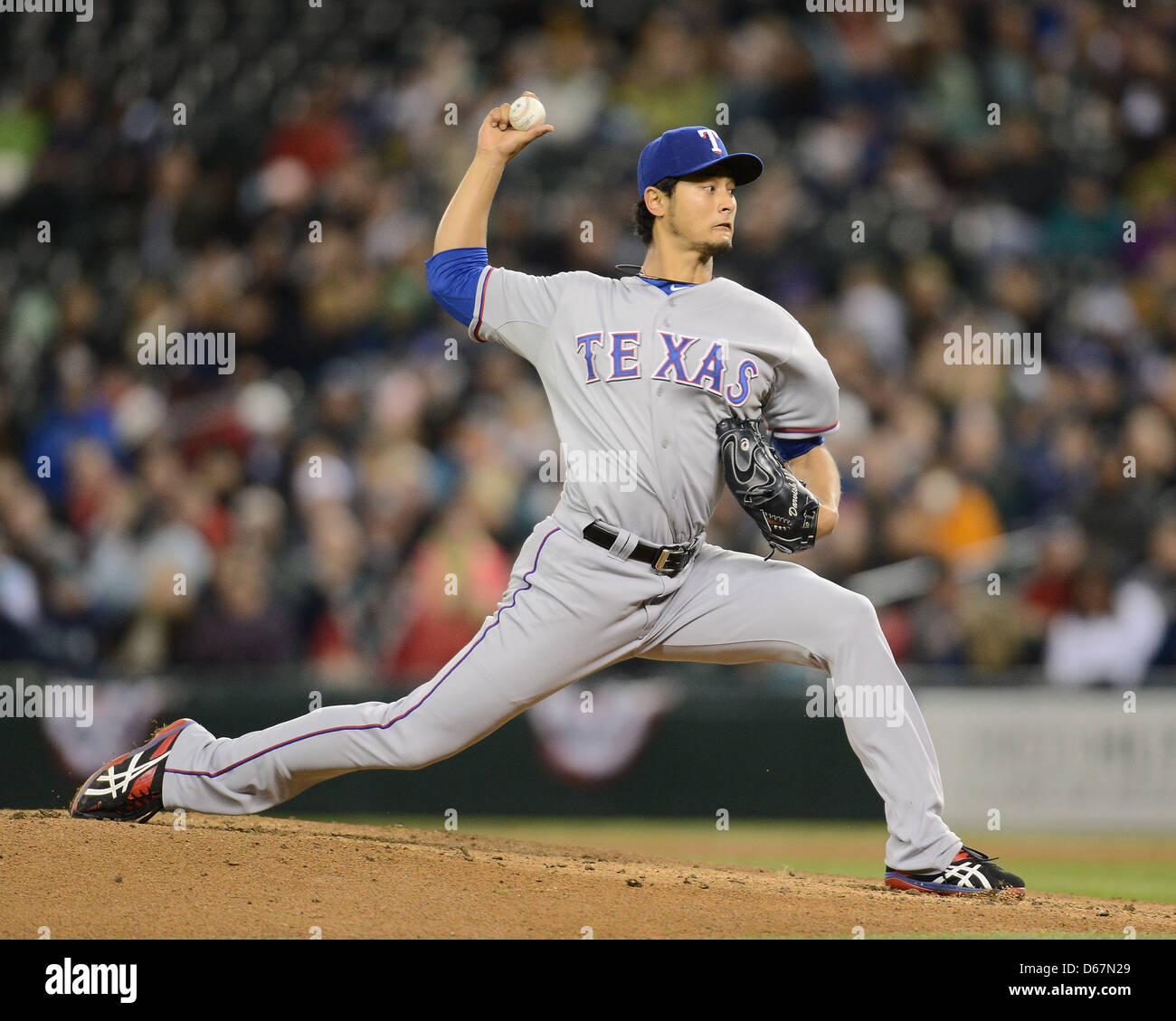 Yu Darvish (Rangers), APRIL 12, 2013 - MLB : Yu Darvish of the Texas ...
