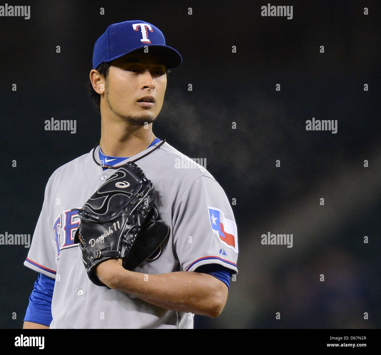 Yu Darvish (Rangers), APRIL 12, 2013 - MLB : Pitcher Yu Darvish of the ...