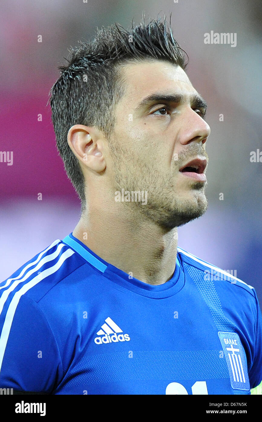 Greece's Kostas Katsouranis is pictured during a EURO 2012 quarter final match between Germany and Greece at PEG Arena in Gdansk, Poland, 22 June 2012. Photo: Revierfoto Stock Photo