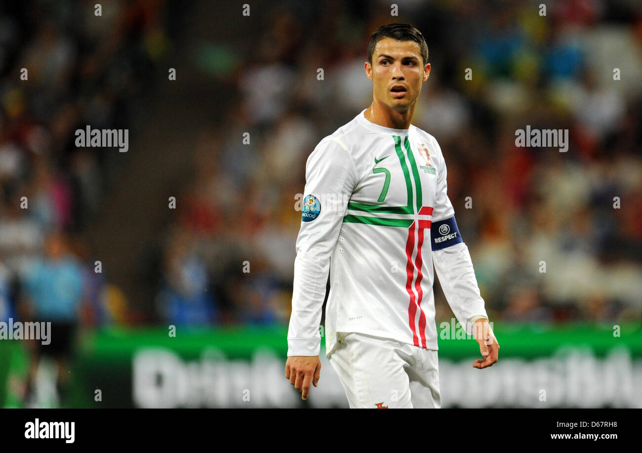 Portugal's Cristiano Ronaldo seen during UEFA EURO 2012 semi-final ...