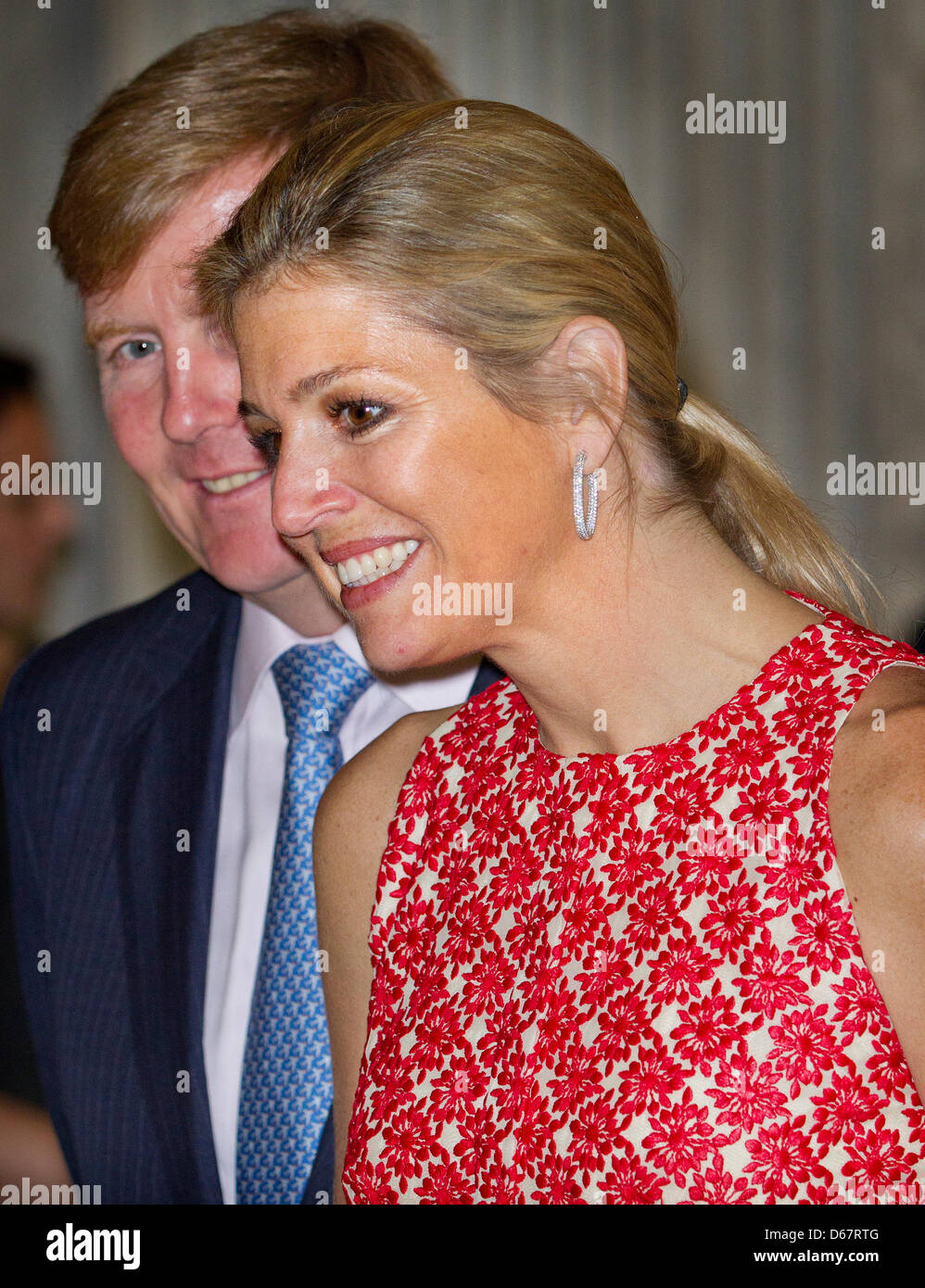 Dutch Crown Prince Willem Alexander And Princess Maxima Attend The Opening Of The Exhibition