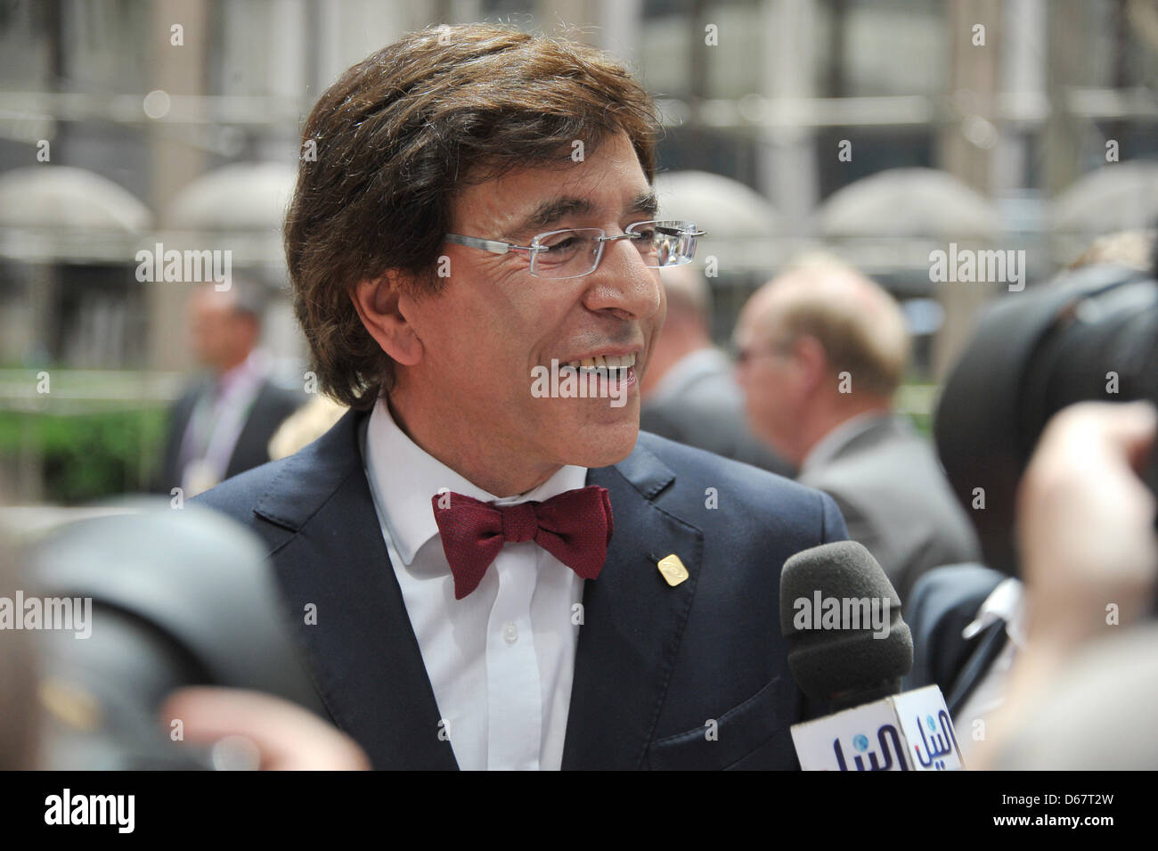 Prime Minister Belgium Elio Di Rupo High Resolution Stock Photography ...