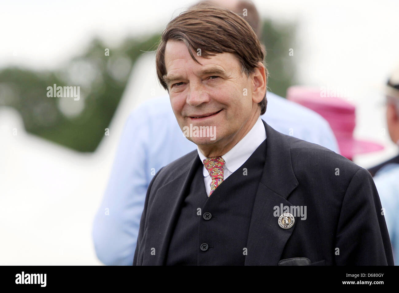 President of the Hamburg racing club Eugen-Andreas Wahler pictured during the 143rd traditional German galopp derby at Hamburg-Horn, Germany, 01 July 2012. Photo: MALTE CHRISTIANS Stock Photo