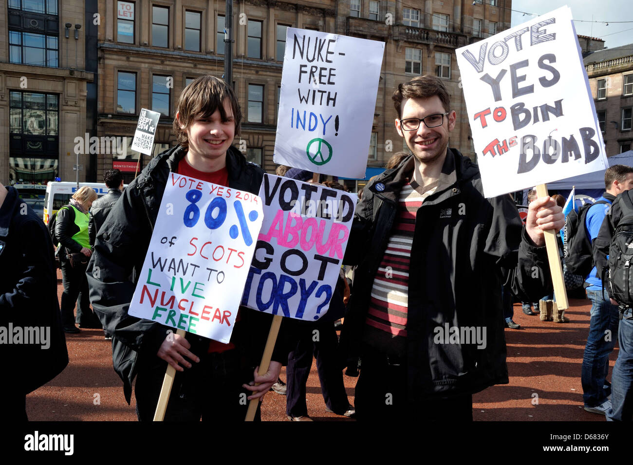 Anti-war Protest Stock Photo
