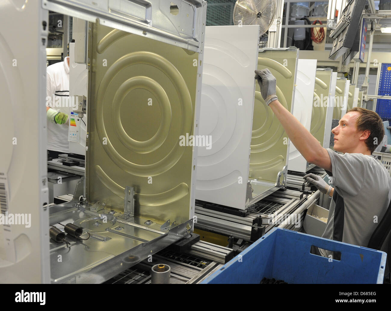 Machine manufacturing bsh factory nauen hires stock photography and